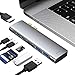 Produktbild RAYROW MacBook Pro Air Adapter,USB C Hub, Thunderbolt 3 Adapter Für MacBook Pro 2020/2019-2016, MacBook Air 2020-2018,7 In 2 Type C Hub Adapter Mit 4K HDMI,2 USB 3.0 Anschlüsse,TF & SD-Kartenleser