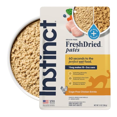 Instinct FreshDried Pates, Freeze Dried Cat Food, Grain Free -