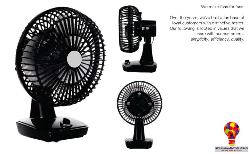 Image of STARVIN 6 Inch Wall Mount Fan with Table & Ceiling Mount | 3-in-1 Multipurpose Fan | 2400 RPM High Speed Copper Motor | Adjustable Tilt Compact for Home, Kitchen, Office | Black