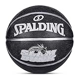 slam dunk Pabbeling palla piena Spalding Slamdunk Rubber Basketball (Colore: Nero, Taglia: 6