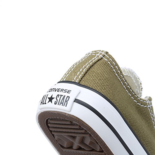 Image of Converse Unisex-Child Chuck Taylor All Star Low Top Kids Sneaker, Olive, 9 Toddler