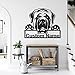 SOULSIS Personalizado inglés perro mastín letrero de de madera arte Imagen de SOULSIS Personalizado inglés perro mastín letrero de de madera arte