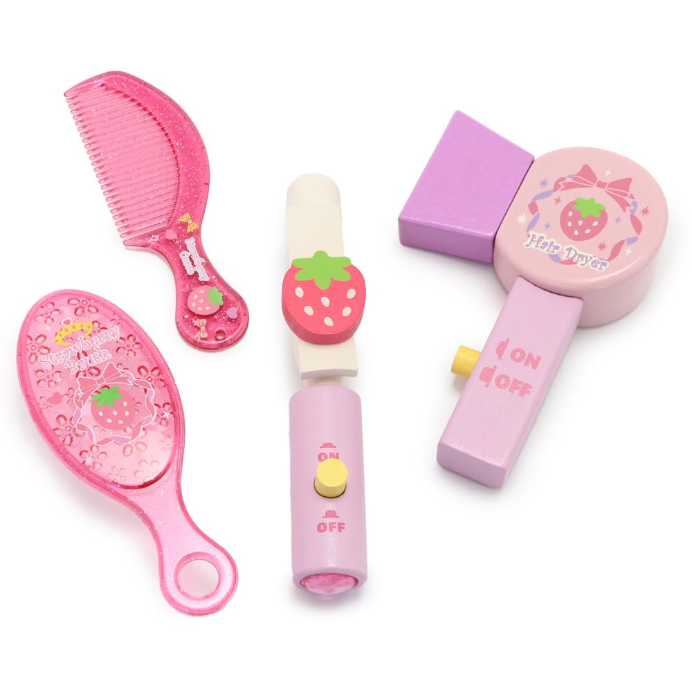 Amazon.co.jp: マザーガーデン 野いちご 木製 ままごと 《へアレンジ