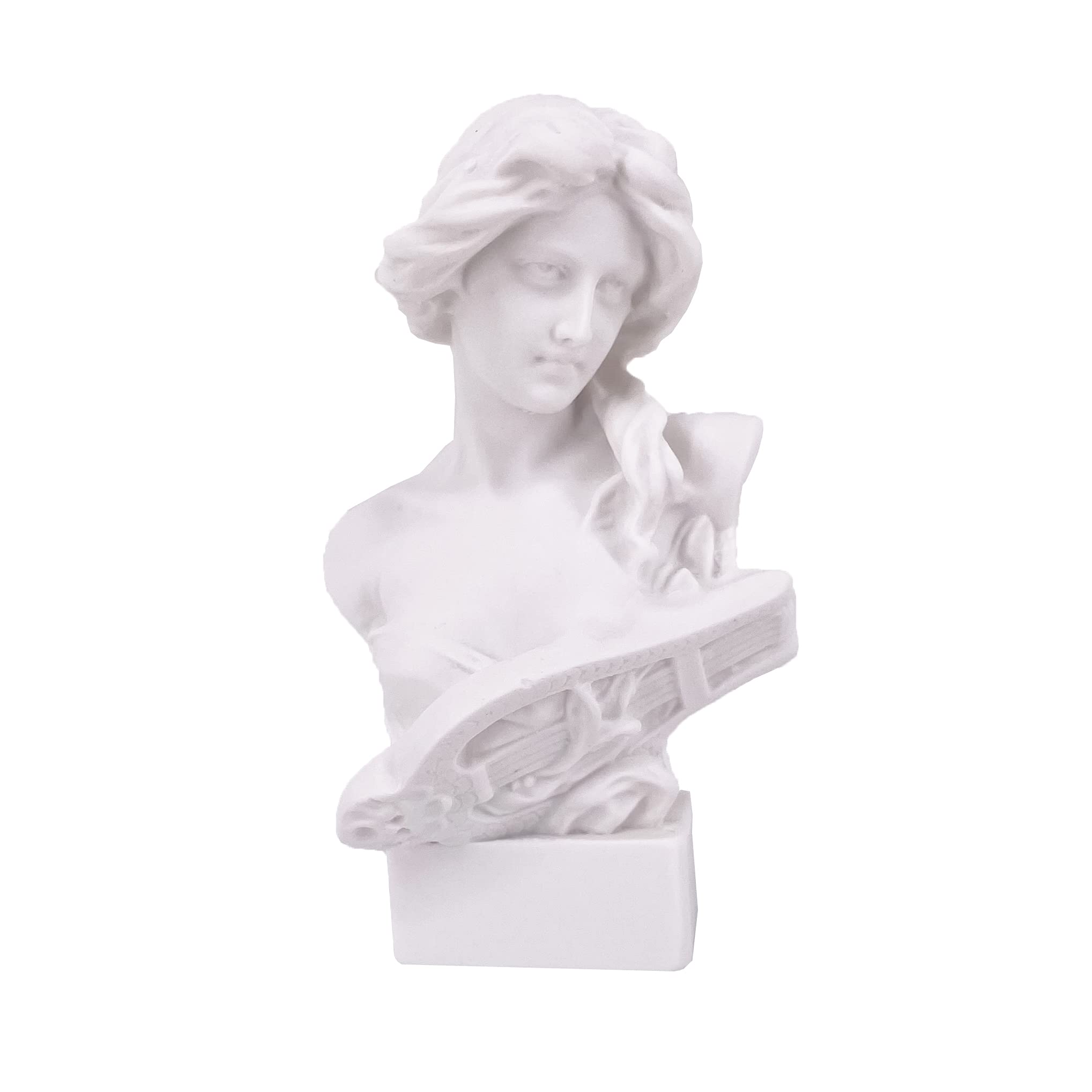 Gisela Classic Greek Resin Bust Statue Sketch Draw Art Model Desktop Decor Sculpture for Decoration Collection