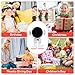 QUJUSO Rux AI Desktop Robot,Voice Dialogue Remote Monitoring Artificial Intelligence Companion Toy A55 Central Processor Built-in 4GB RAM/32GB ROM