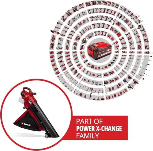 Einhell Professional Akku-Laubsauger VENTURRO 36/240 Power X-Change (36 V, Li-Ion, Saugleistung bis 740 m³/h, Fangsack 45 L, Blasfunktion bis 240 km/h, ohne Akku & Ladegerät)