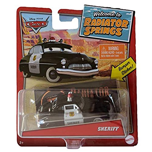 Pixar Cars Sheriff en escala 1:55 miniatura 1
