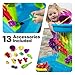 Step2 Rain Showers Splash Pond Water Table, Kids Water and Sand Activity Sensory Playset, Summer Outdoor Toys, 13 Piece Water Toy Accessories, For Toddlers 1.5+ Years Old, Blue & Green