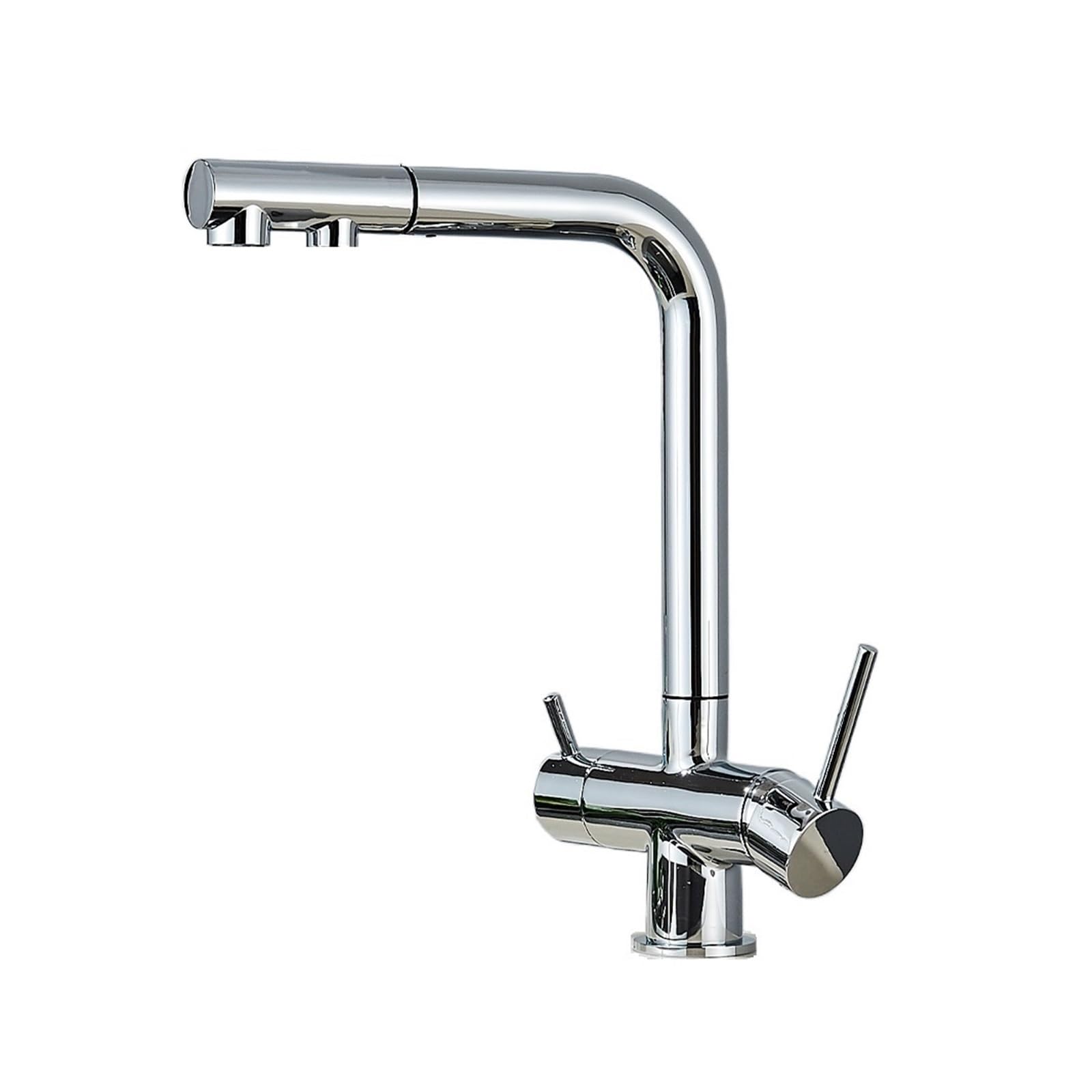 Robinet purificateur de cuisine extractible pour simplifier la préparation des repas en famille