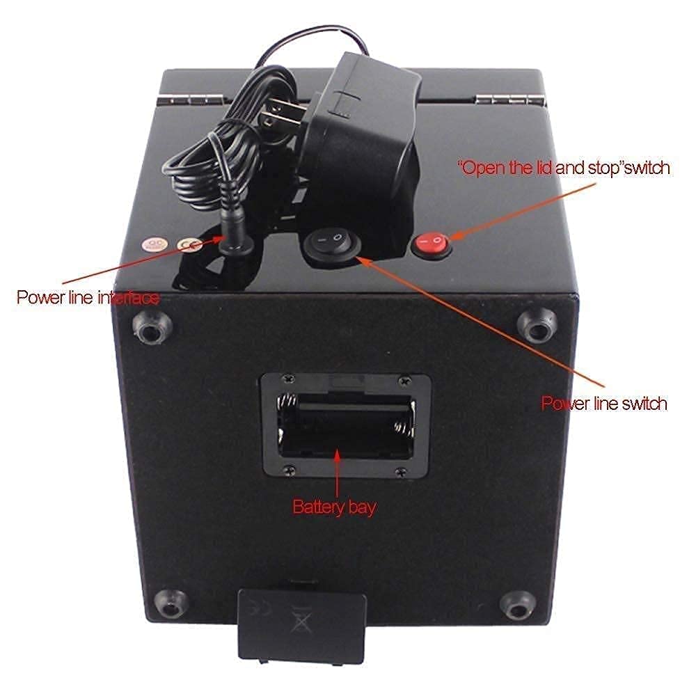 Guarda Gli avvolgitori Orologi Orologi Meccanici Orologio Meccanico di avvolgimento Automatico della Scatola Rotante Moto Box Shaker Watch Watch whower Orologio storageqd