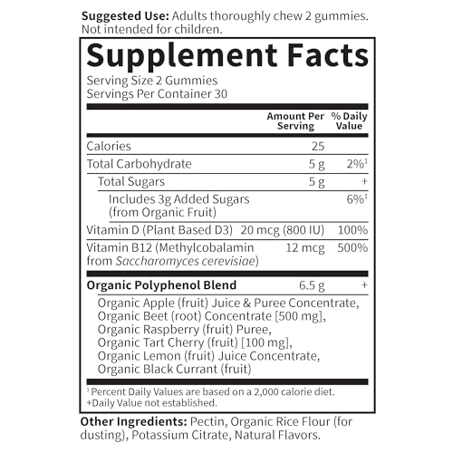 Garden of Life Organic Beet Gummies