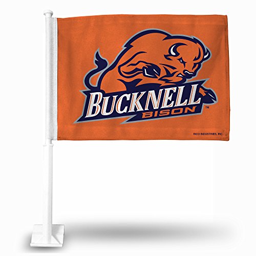 Rico Industries NCAA Bucknell Bison Alternate Double Sided Double Sided Car Flag - 16