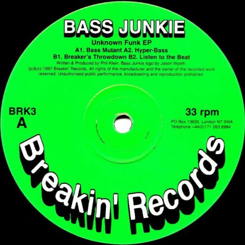 Unknown Funk EP Bass Junkie Digital Music