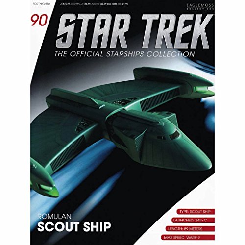 Romulan Scout Ship Eaglemoss decorar estudio de ciencia ficción con naves de Star Trek 4