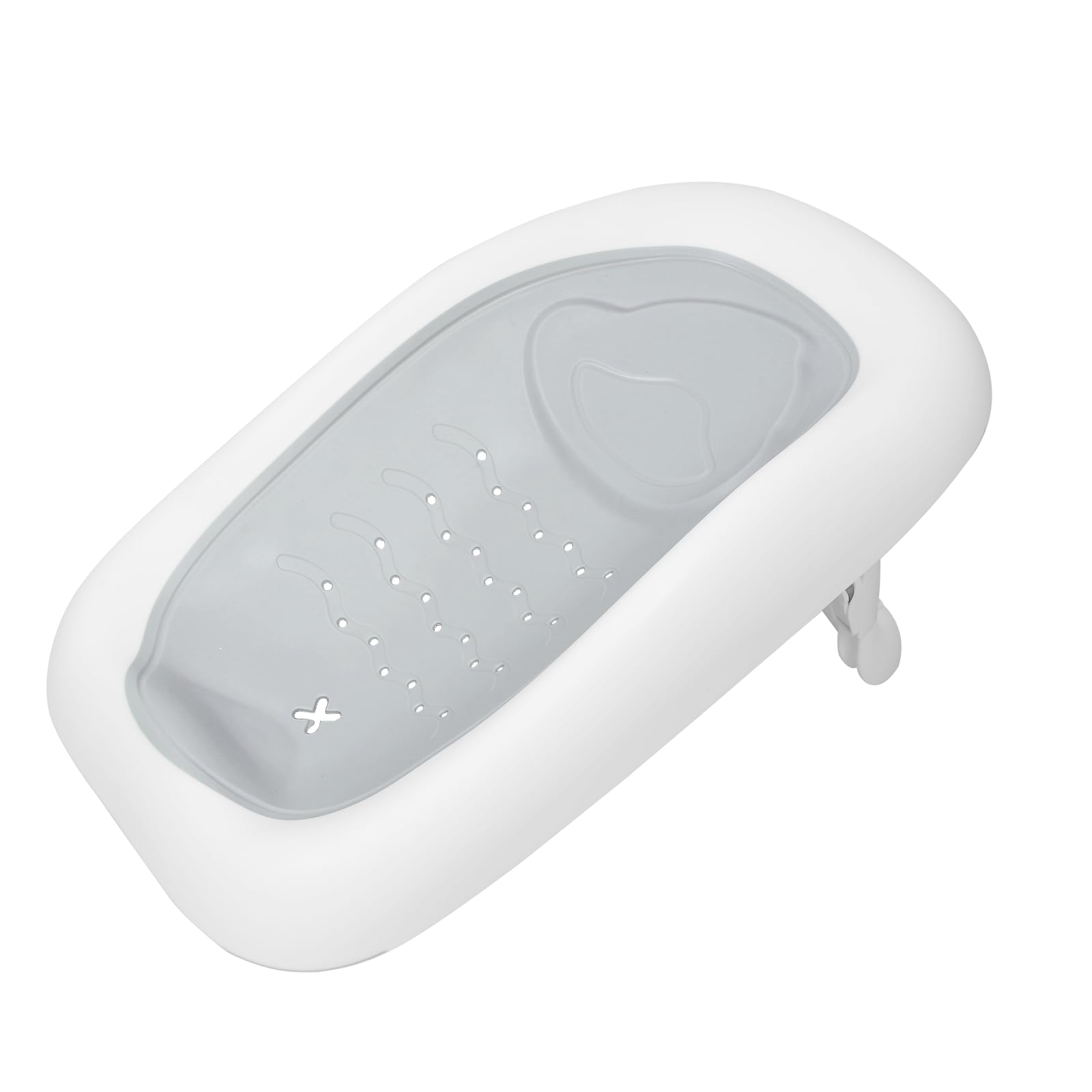Baignoire Bébé Pliable avec Support sur Pied 85x47x85 cm Gris