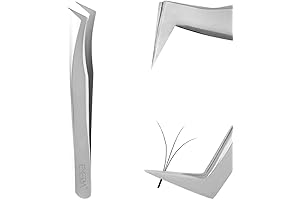 VETUS 6A-SA: Precision Tweezers for Mega Volume Eyelash Extensions