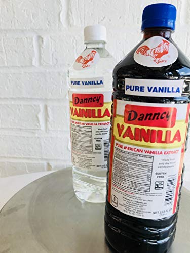 Danncy OZJONG Pure Vanilla Extract From Mexico 33Oz Each 2 Plastic Bottle Lot Sealed thumb #1