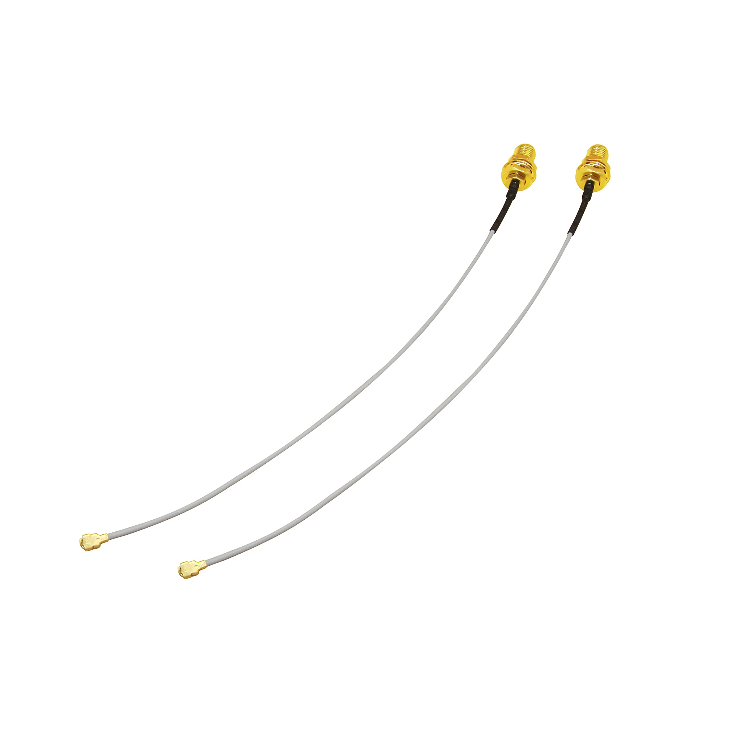 YILIANDUO UFL Vers SMA M.2 NGFF IPX MHF4 Vers RP SMA Femelle (broche Mâle) RF Pigtail 50 Cm Câble D'extension D'antenne WiFi 0,81 Mm, Adapté Pour Carte WiFi PCI Routeur Sans Fil