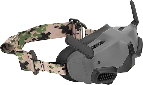 Miniatura 2 de CAPART - Correa para la cabeza para DJI Avata Goggles 2 y DJI FPV Goggles V2, correa para la cabeza con bolsillo para batería (camuflaje), Camo