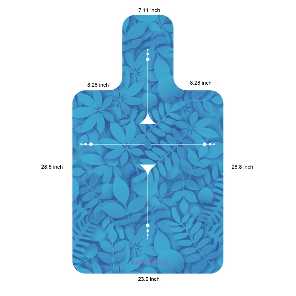 LeisureKing Non-slip Pilates Reformer Mat, Clean Nweat-absorbent, Lightweight and Foldable, Suitable for Pilates Reformer Exercise, Blue