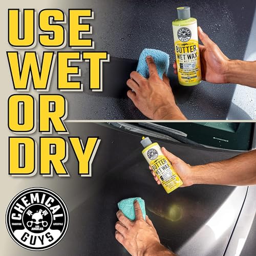 Chemical Guys WAC_201 Butter Wet Wax, Deep Wet Shine for Cars, Trucks, SUVs, RVs & More, 128 fl oz (1 Gallon) + ACC139 Secondary Container Dilution Bottle with Spout Cap, 16 oz, 3 Pack - image 5