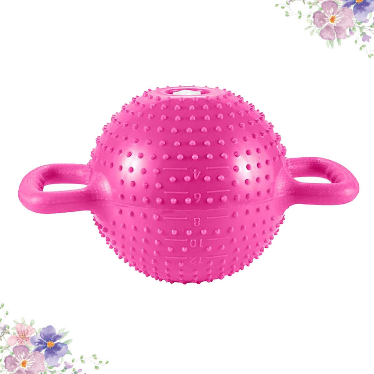 Kettlebell in Pvc Riempibile, Peso Regolabile, Manico Doppio | Portatile e Antiscivolo, Protezione Pavimento e Resistenza a Compressione, per Pilates e Danza