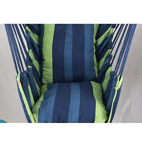 Liruxun Portable Hammock Chair Hanging Rope Chair Swing Chair Seat For Garden Indoor Outdoor Fashionable Hammock Swings (Color : D) #TOP5