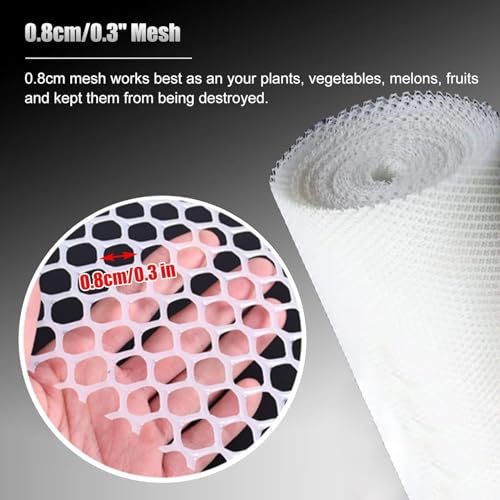 Filet de poulet robuste plastique blanc barrière élevage - 5