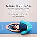 HemingWeigh Extra Thick Yoga Mat for Women and Men With Strap, 72x23 in Large Non-slip Exercise Mat for Home Workout Outdoor Training Pilates Stretching, 1/2 Inch, Blue