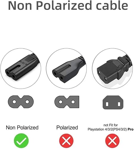 Miniatura 5 de CJP-Geek Cable adaptador de corriente alterna de 6 pies con certificación UL compatible con Gourmia GMF600 portátil para 6 latas Mini refrigerador