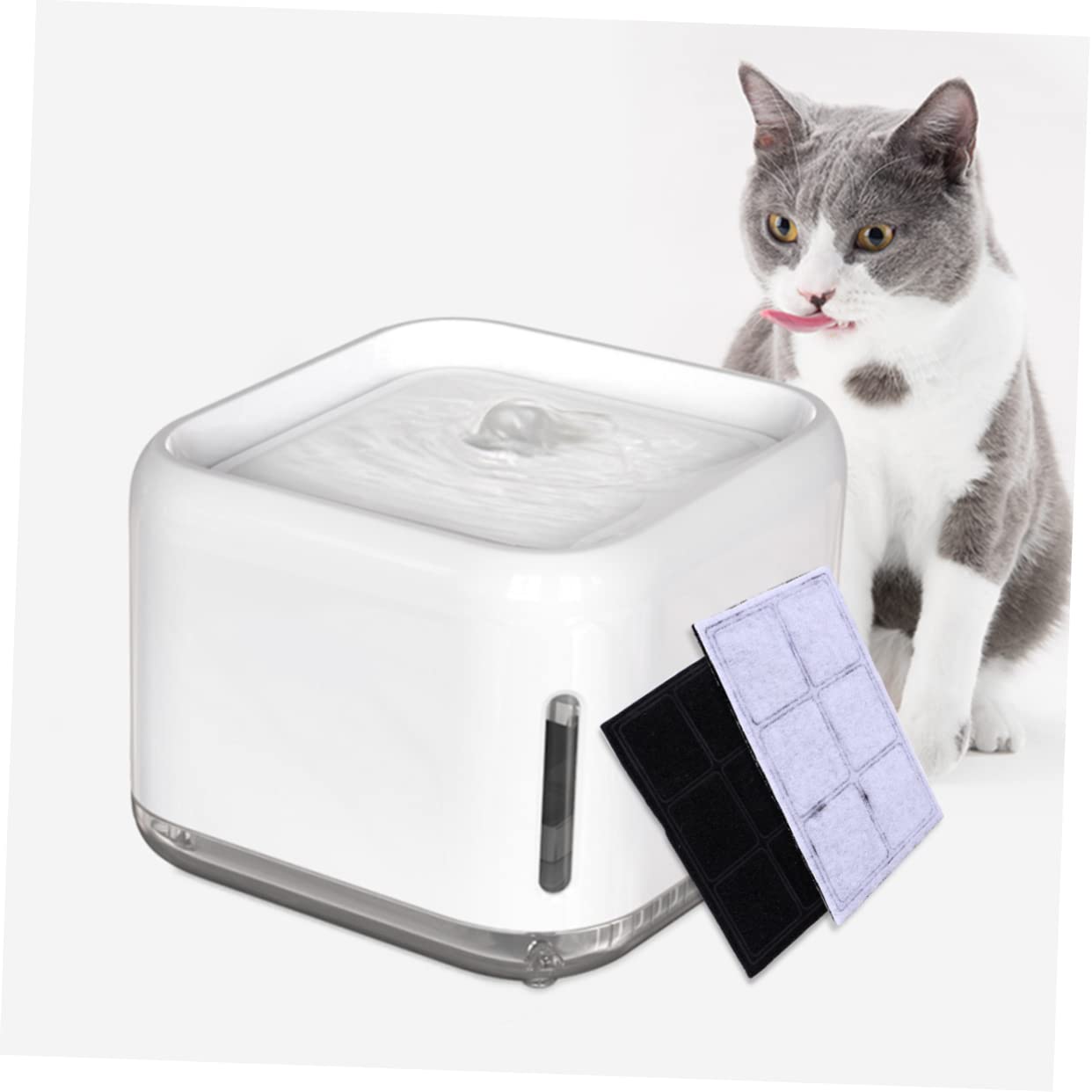 Happyyami 16stücke Aktivkohlefilter Für Pet Water Dispenser Universelle Filter Für Haustierbrunnen Mit Sorgt Für Frisches Wasser Und Optimale Hydratation
