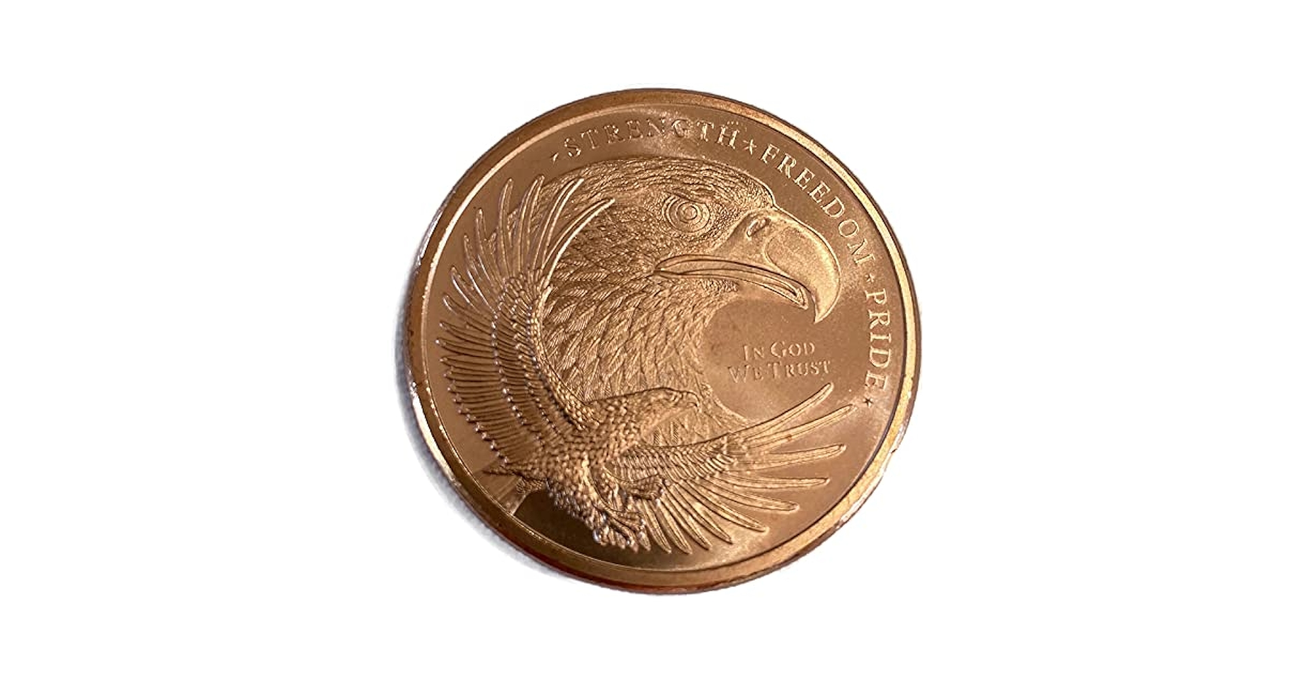 レア品 アメリカ紙幣 銅貨 ラウンド 1オンス 純銅 銅 カッパー メダル コイン レプリカ アメリカ産 (1oz(約29g