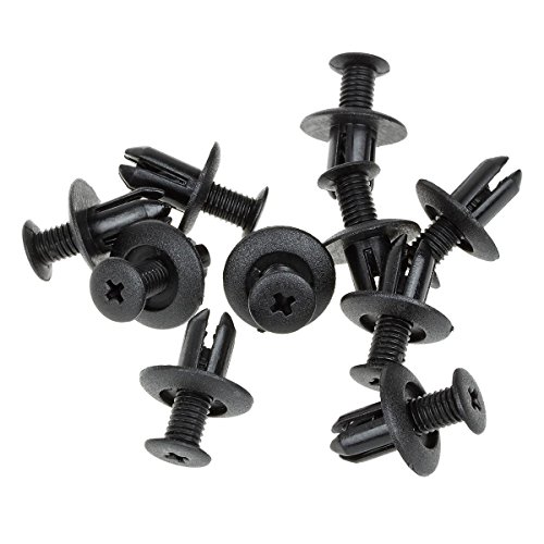 PartsSquare 20pcs Bumper Fender Liner Fastener Rivet Push Pin Fastener Retainer Clips Auto Body Car Clamps Replacement for Floor Attachments, Box, Trims, Scuff Plates, Spoilers Retainer - Thumbnail 6