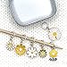 Daisies Stitch Marker Set for Knitting With Storage Case | Handmade by Pretty Warm Designs | Metal Charm Knit Ring Markers Fun Stitch Counter Accessories Gift for Christmas Pattern Helper Gift for Mom