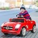 Costzon Ride On Car, Licensed Mercedes Benz SLS Battery Powered Electric Car for Kids w/Parental Remote Control, Lights, Music, MP3, Safety Belt, 4 Wheeler Cars to Drive for Boys Girls Gift (Red)
