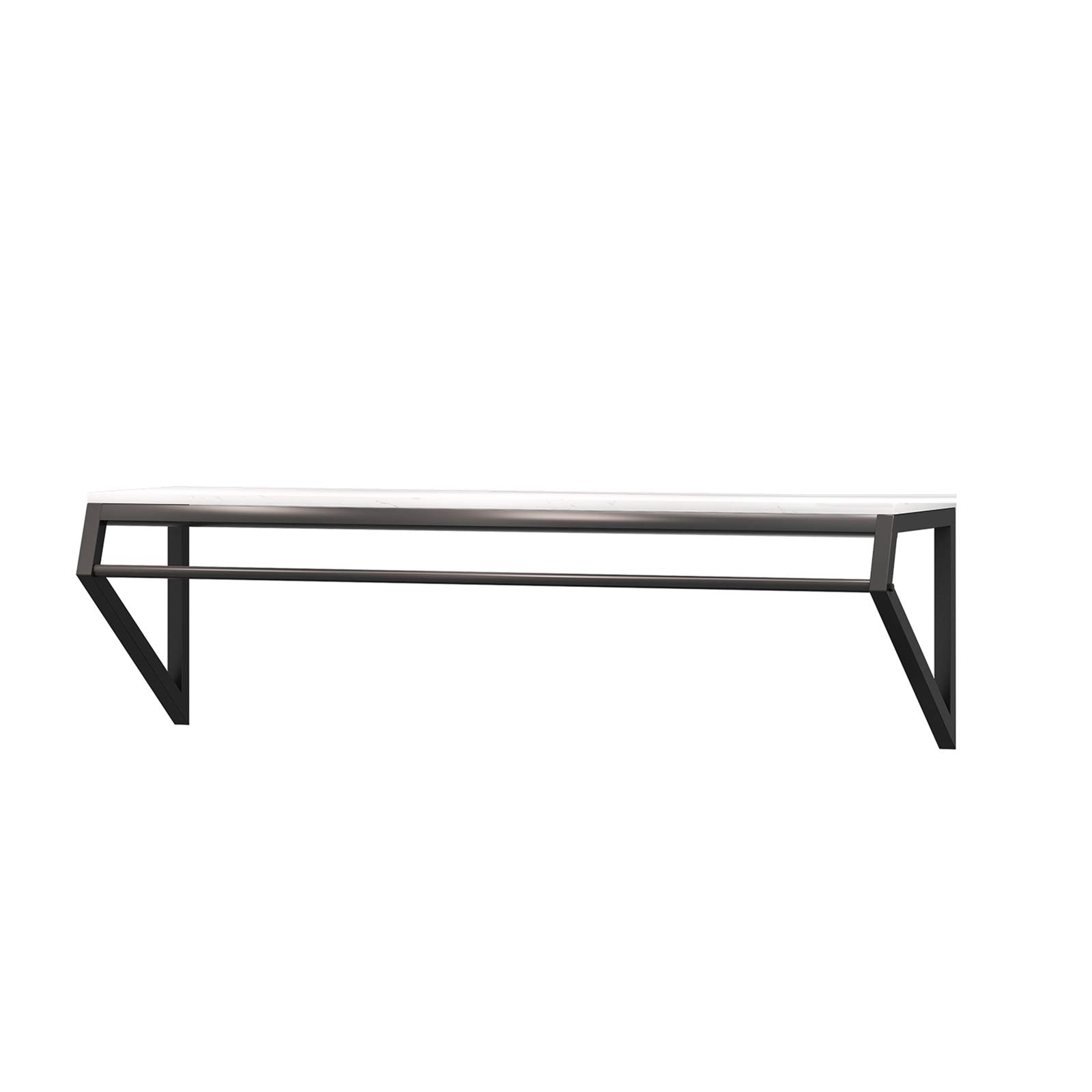 JKJZSALJ Heavy Wall-Mounted Metal Garment Rack,Commercial Clothing Store Display Rack Suspended Ceiling Hanger,Clothes Hanger Rod For Retail Stores,Clothes Rod For Boutiqu,J