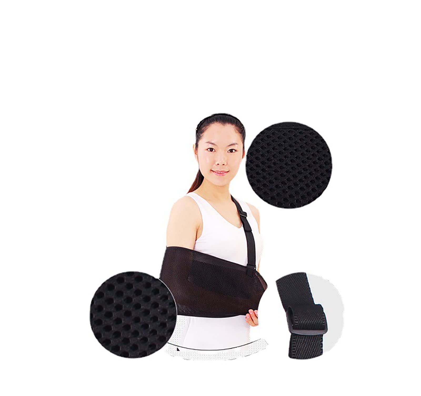 Cabestrillo para Brazo, con Malla Transpirable para Mujeres y Hombres, Cabestrillo para Hombro para muñeca Rota, Codo, Brazo, Hombro dislocado