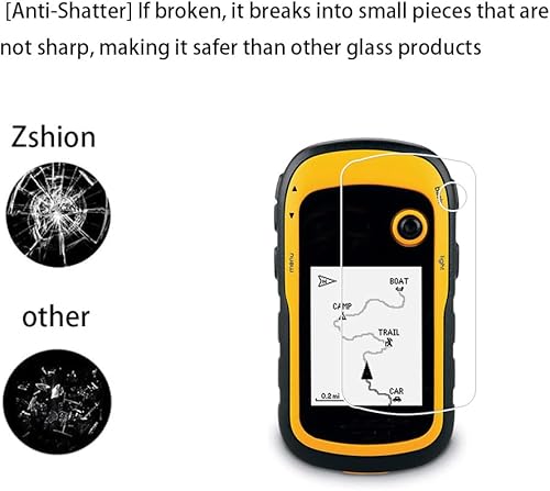 Miniatura 6 de Zshion - Protector de pantalla compatible con Garmin eTrex 10 20 20 x 22 x 30 30 x 32 pulgadas, película protectora de vidrio templado para