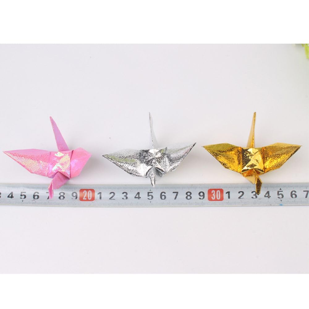 Origami papierowe żurawie papierowe, 100 sztuk, origami, papierowe żurawie, wykonane ręcznie do dekoracji na wesela, imprezy, do mieszkania, składany papier origami