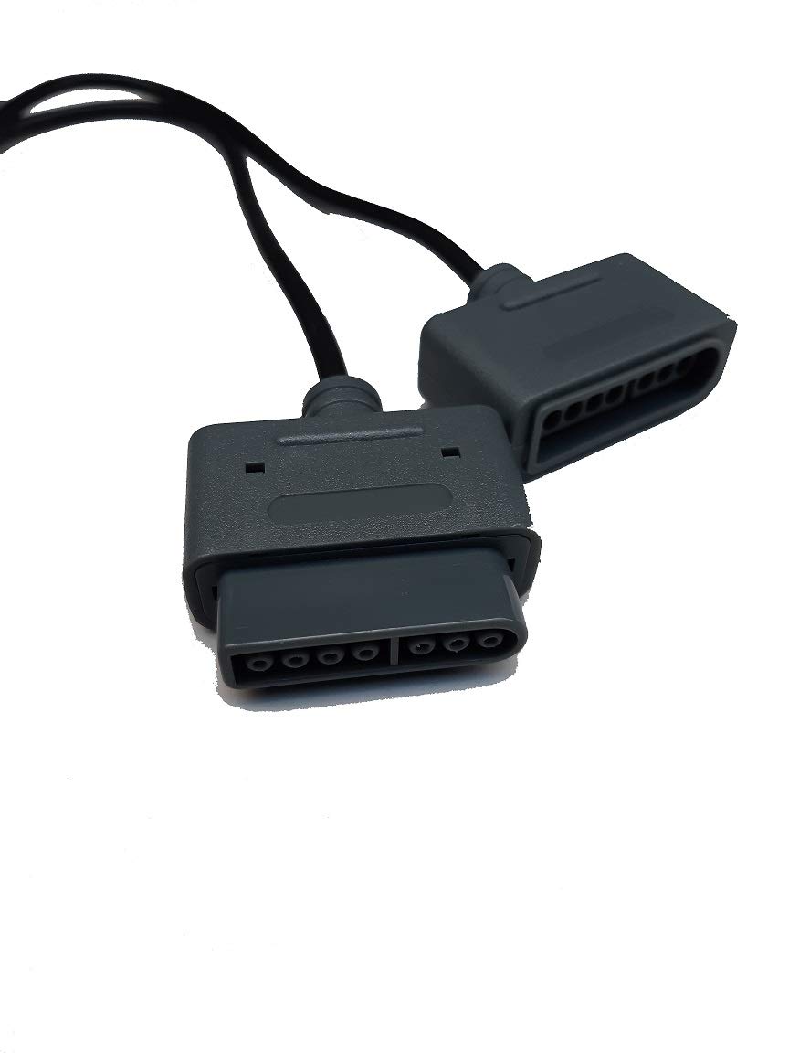 Link-e : Longitud del cable de extension 3m compatible con gamepad en la consola Super Nintendo, Famicom, SNES, Supernes