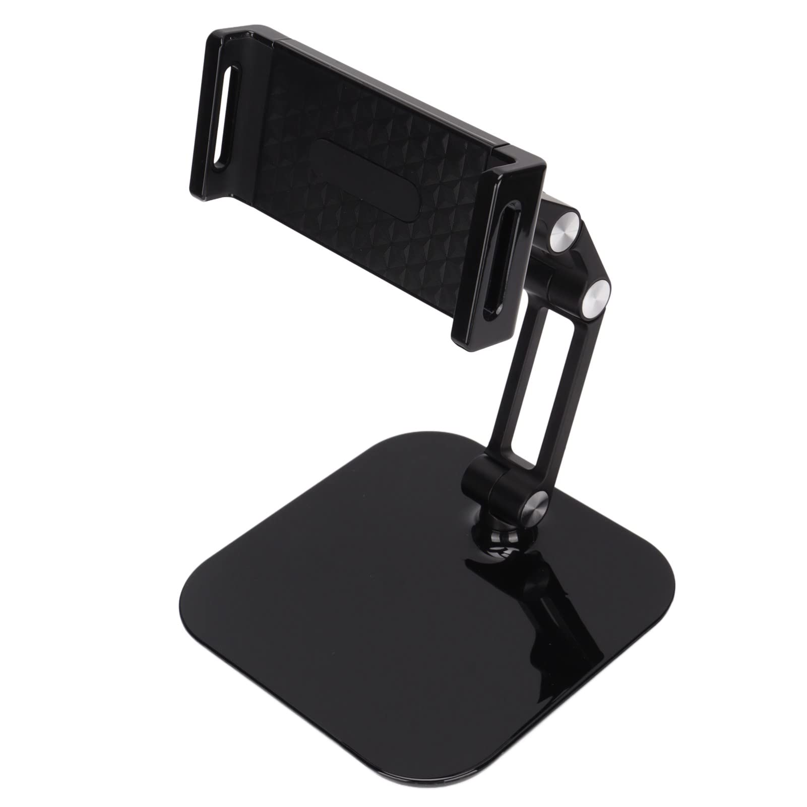 Supporto per tablet regolabile Pieghevole con angolo conveniente Design antiscivolo portatile Staffa per tablet ad alta capacità portante Nera per Tablet PC