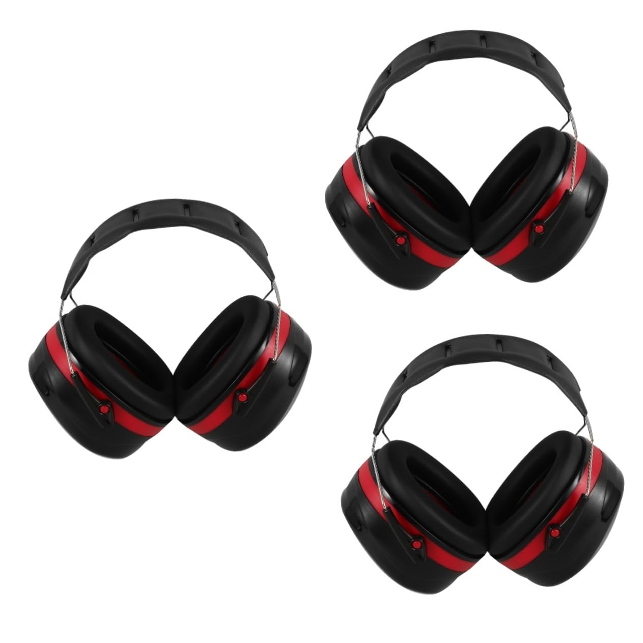 NUOBESTY 3 Pezzi Cuffie Antirumore Regolabili per Protezione per Studio Comfort e Design Ergonomico Riduzione Del Rumore Superiore Cuffie Insonorizzate per Attività Professionali e