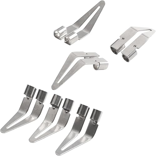 Paquete de 6 soldadores de plástico para alisar, cabeza de repuesto de hierro, rascador de punto triangular, más suave para pistola de soldadura de