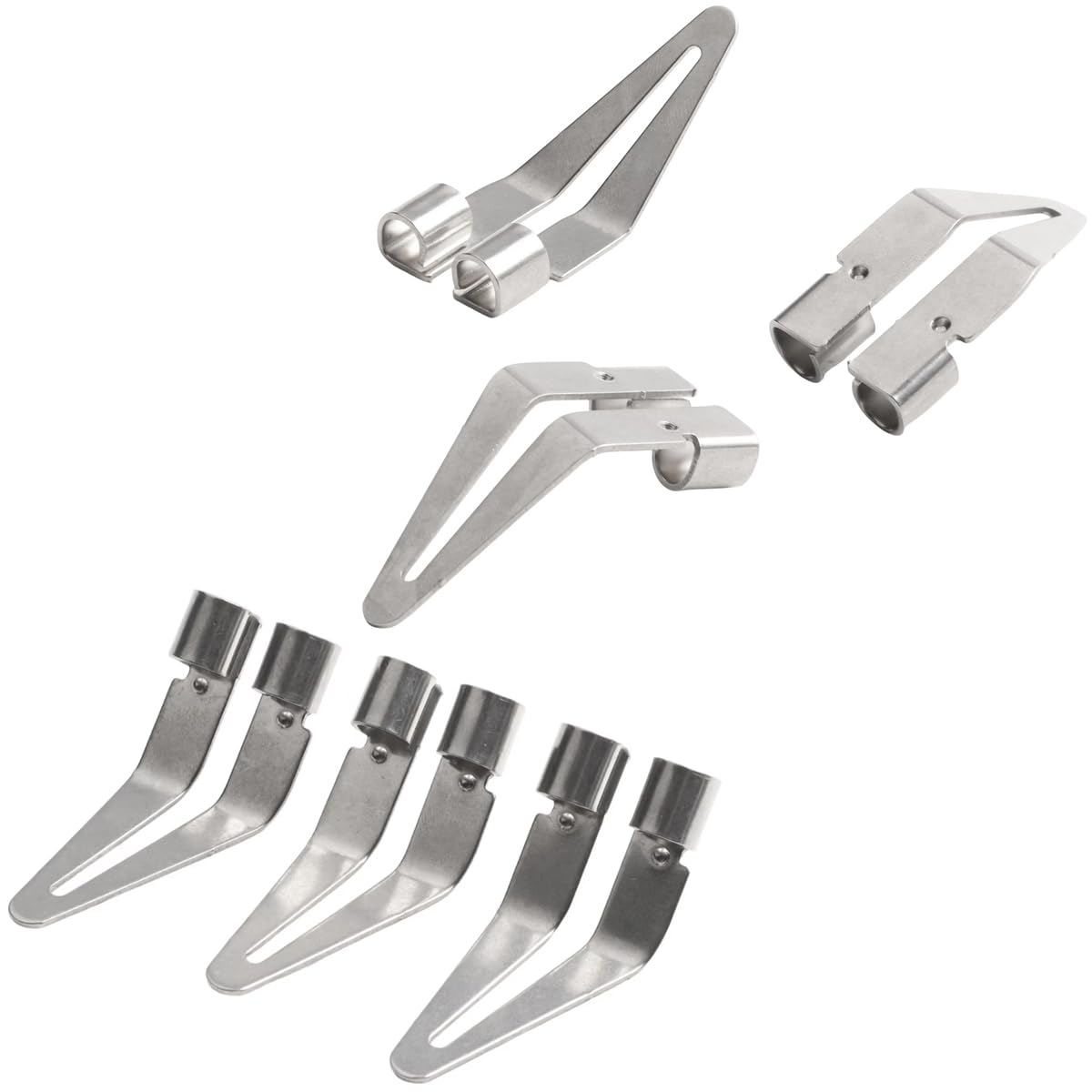 YehVeh 6 Pack Plastic Welder Smoothing Tip Head Plastic Welding Tips Scrapper for Plastic Welding Kit Car Bumper Repair Kit 2 in 1 Plastic Welder