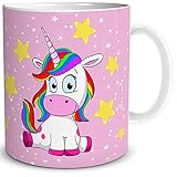 Disfruta de la felicidad – La taza de café con diseño de unicornios de pared gruesa mantiene el café o té caliente durante más tiempo. Su gran capacidad permite disfrutar del café durante más tiempo y gracias a su asa grande y estable se puede sostener bien en la mano. Cada taza se envía en un embalaje rápido y seguro.