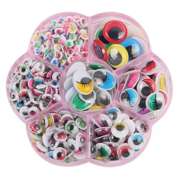 CALANDIS™ 2xMultiple Size Safety Eyes Mix Colorful for Crochet Puppet Bear Plush Toy 400pcs | Bear Making Supplies-image-20