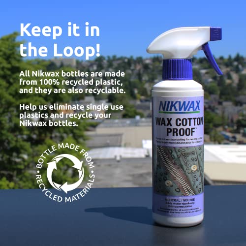 Nikwax Wax Cotton Proof Spray-On Waterproofing , 10 Oz. / 300Ml #TOP6