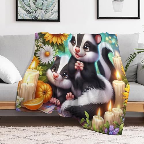 Couverture mouffette chaude pour vos soirées cocooning sur le balcon