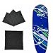 Universal DIY Traction Pad Non-Slip Grip Mat Versatile and Trimmable Deck Self-Adhesive EVA Foam Sheet for SUP, Surfboards, Standup Paddle Boards, Skimboards and More (Black - 20x40 inches)