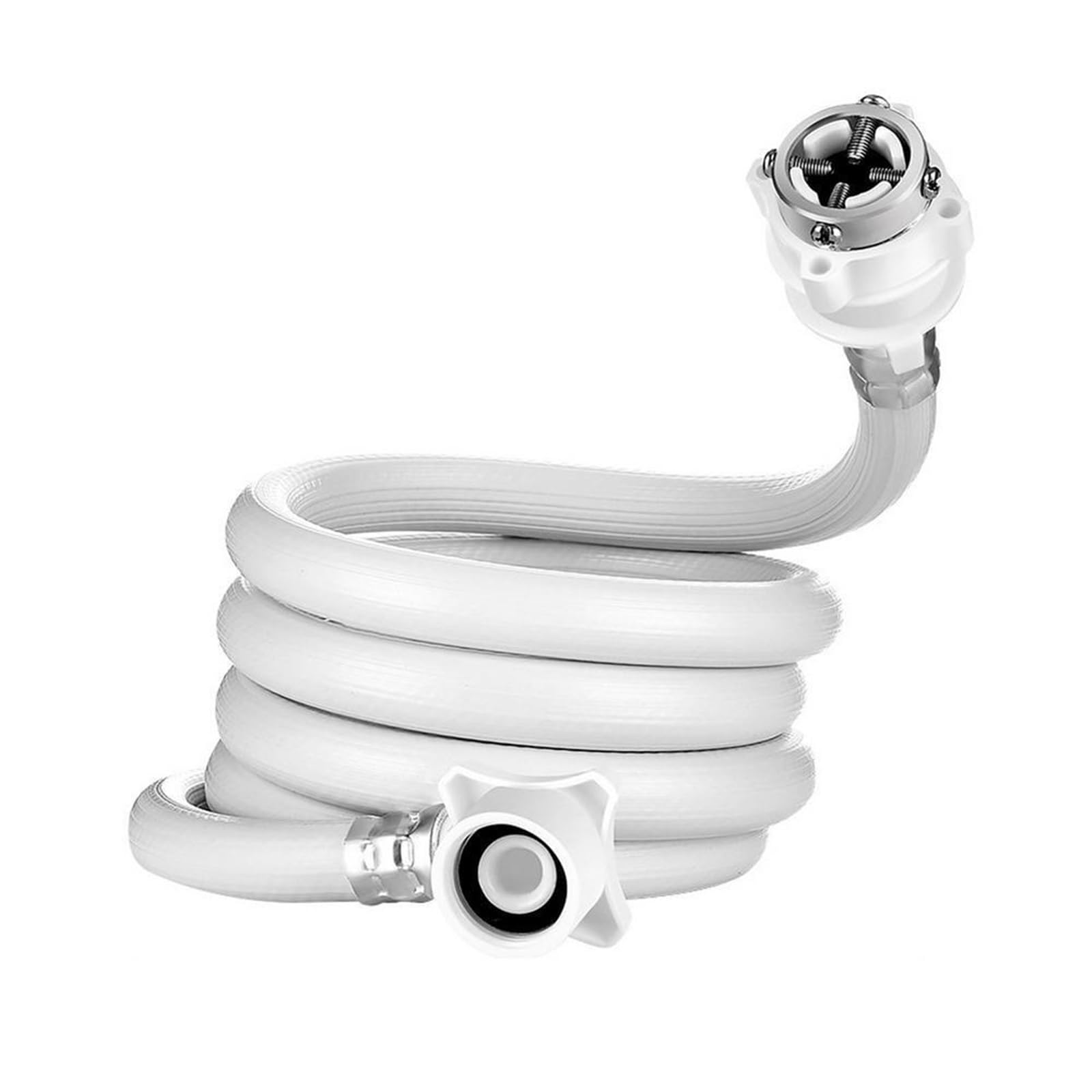 Tubo di scarico per lavatrice Tubo di carico acqua for lavatrice bianco 1,5-5 m(5m)